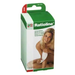 RATIOLINE akut gaze 10 cmx2 m rullet, 1 stk