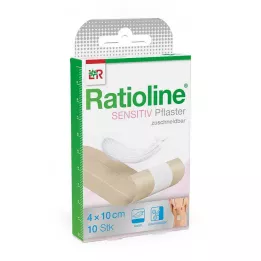 RATIOLINE følsom sårforbinding 4 cmx1 m, 1 stk