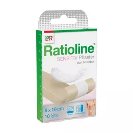 RATIOLINE følsom sårforbinding 6 cmx1 m, 1 stk