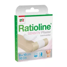 RATIOLINE følsom sårforbinding 8 cmx1 m, 1 stk