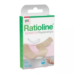 RATIOLINE følsomme gipsstrimler i 2 størrelser, 10 stk
