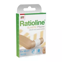 RATIOLINE elastisk sårforbinding 4 cmx1 m, 1 stk