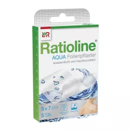 RATIOLINE aqua shower gips 5x7 cm, 5 stk