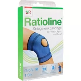 RATIOLINE aktiv knæledsbandage str. M, 1 stk