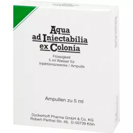 AQUA AD iniectabilia ex Colonia ampuller, 5X5 ml