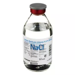 KOCHSALZLÖSUNG 0,9% glasflaske, 250 ml