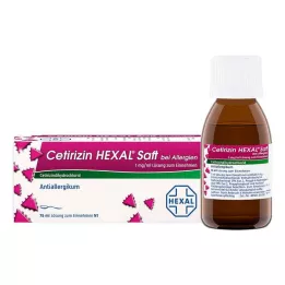 CETIRIZIN HEXAL Juice til allergi, 75 ml