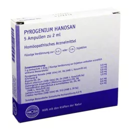 PYROGENIUM HANOSAN Injektionsvæske, opløsning, 5X2 ml