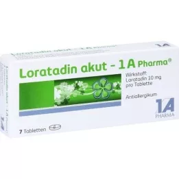 LORATADIN akut-1A Pharma tabletter, 7 stk