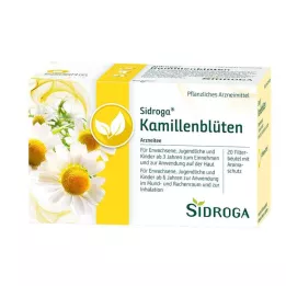 SIDROGA Kamilleblomst te filterposer, 20X1,5 g