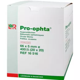 PRO-OPHTA Øjenpodninger sterile, 400 stk