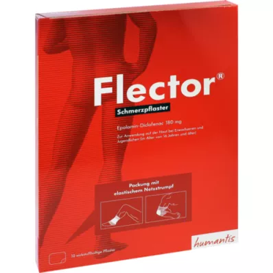 FLECTOR Smerteplaster + elastiske netstrømper, 10 stk FLECTOR Smerteplaster + elastiske netstrømper, 10 stk