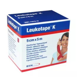 LEUKOTAPE K 5 cm rød, 1 stk