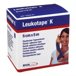 LEUKOTAPE K 5 cm blå, 1 stk