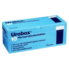 Uro Box beholder til urin, 10 stk