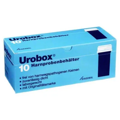 Uro Box beholder til urin, 10 stk