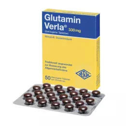 GLUTAMIN VERLA overtrukne tabletter, 50 stk
