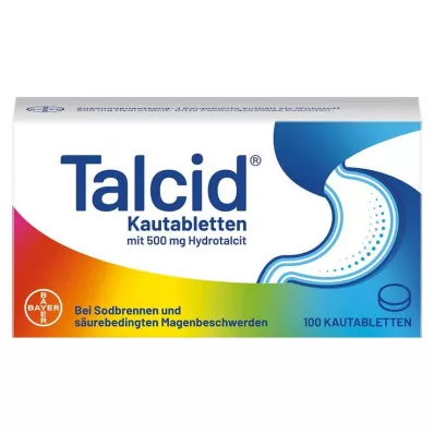 TALCID Tyggetabletter, 100 stk