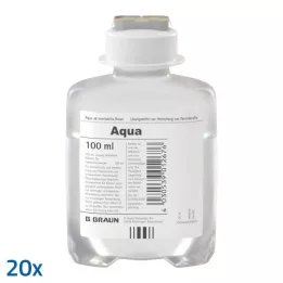 AQUA AD injectabilia Inj.-Fl., 20X100 ml