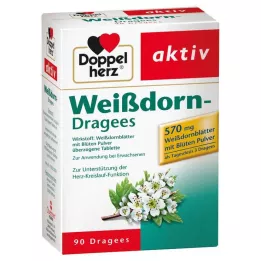 DOPPELHERZ Hawthorn Dragees, 90 stk