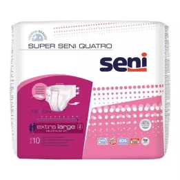 SUPER SENI Quatro inkontinensbukser str. 4 XL, 10 stk