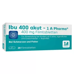 IBU 400 akut-1A Pharma filmovertrukne tabletter, 20 stk
