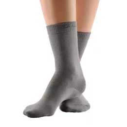 BORT Softsocks Ergo langt størrelse 44-46 sølvgrå, 2 timer