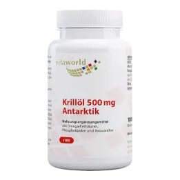 Krillolie 500 mg Antarktis kapsler, 100 stk