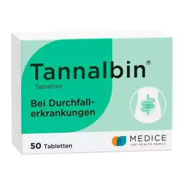 TANNALBIN Tabletter, 50 stk