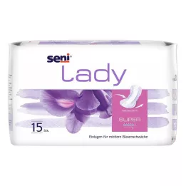 SENI Lady Incontinence Pad super, 15 stk