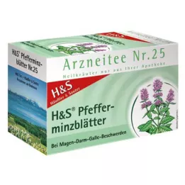 H&S Pebermynte te filterposer, 20X1,5 g