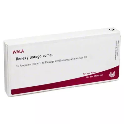 RENES/BORAGO Comp.ampull, 10x1 ml