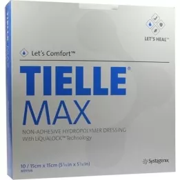 TIELLE Max hydropolymerbandage 15x15 cm, 10 stk
