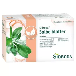 SIDROGA Tefilterposer af salvieblade, 20X1,5 g