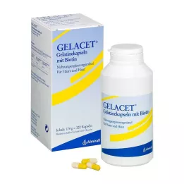 GELACET Gelatinekapsler med biotin, 320 stk