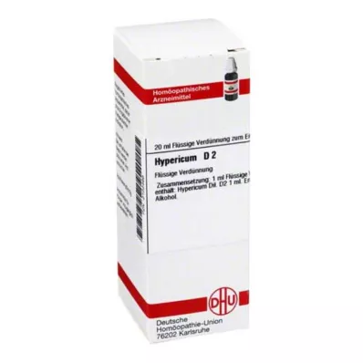 HYPERICUM D 2 Fortynding, 20 ml