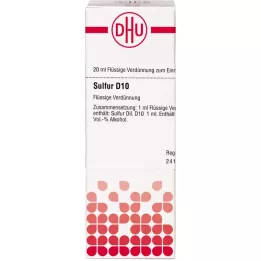 SULFUR D 10 Fortynding, 20 ml