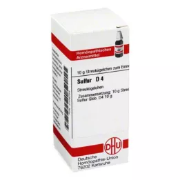 SULFUR D 4 Globuli, 10 g