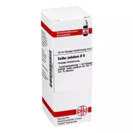 SULFUR JODATUM D6 Fortynding, 20 ml