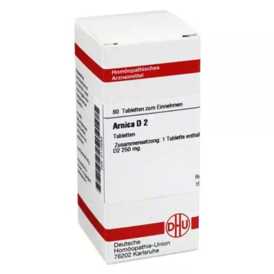 ARNICA D 2 tabletter, 80 stk