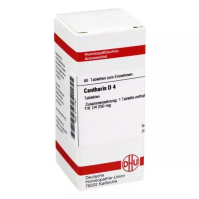 CANTHARIS D 4 tabletter, 80 stk