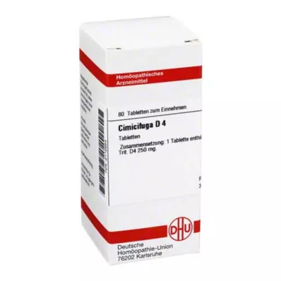 CIMICIFUGA D 4 tabletter, 80 stk CIMICIFUGA D 4 tabletter, 80 stk