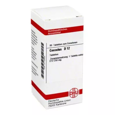 COCCULUS D 12 tabletter, 80 stk COCCULUS D 12 tabletter, 80 stk