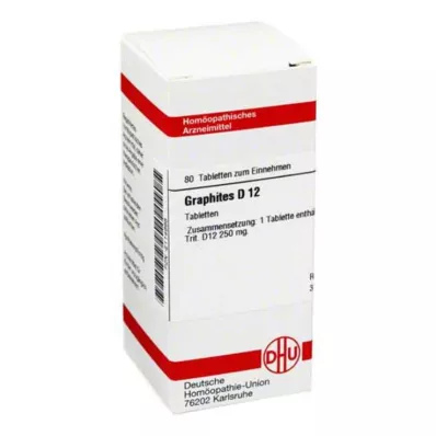 GRAPHITES D 12 tabletter, 80 stk