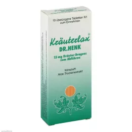 KRÄUTERLAX Dr.Henk 15 mg urtetabletter til afføringsmidler, 10 stk