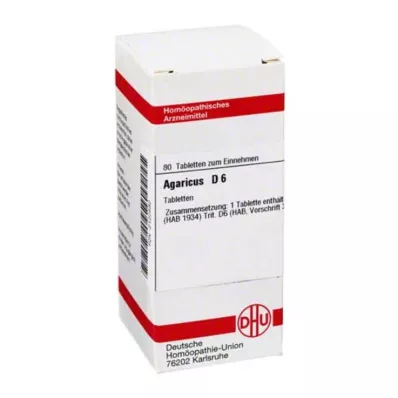 AGARICUS D 6 tabletter, 80 stk
