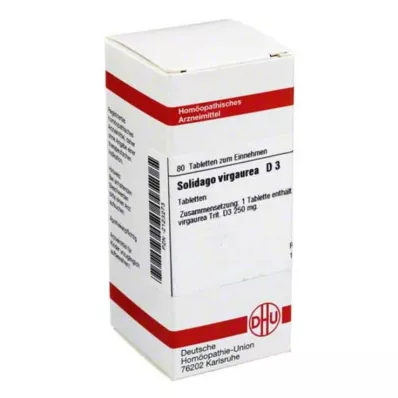 SOLIDAGO VIRGAUREA D 3 tabletter, 80 stk SOLIDAGO VIRGAUREA D 3 tabletter, 80 stk