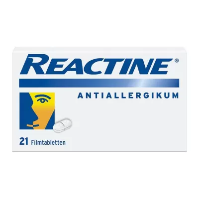 REACTINE Filmovertrukne tabletter, 21 stk