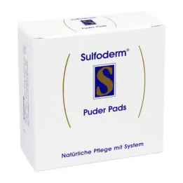 Sulfoderm S pulverpuder, 3 stk