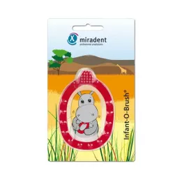 MIRADENT Børnelærende tandbørste Infant-O-Brush rød, 1 stk